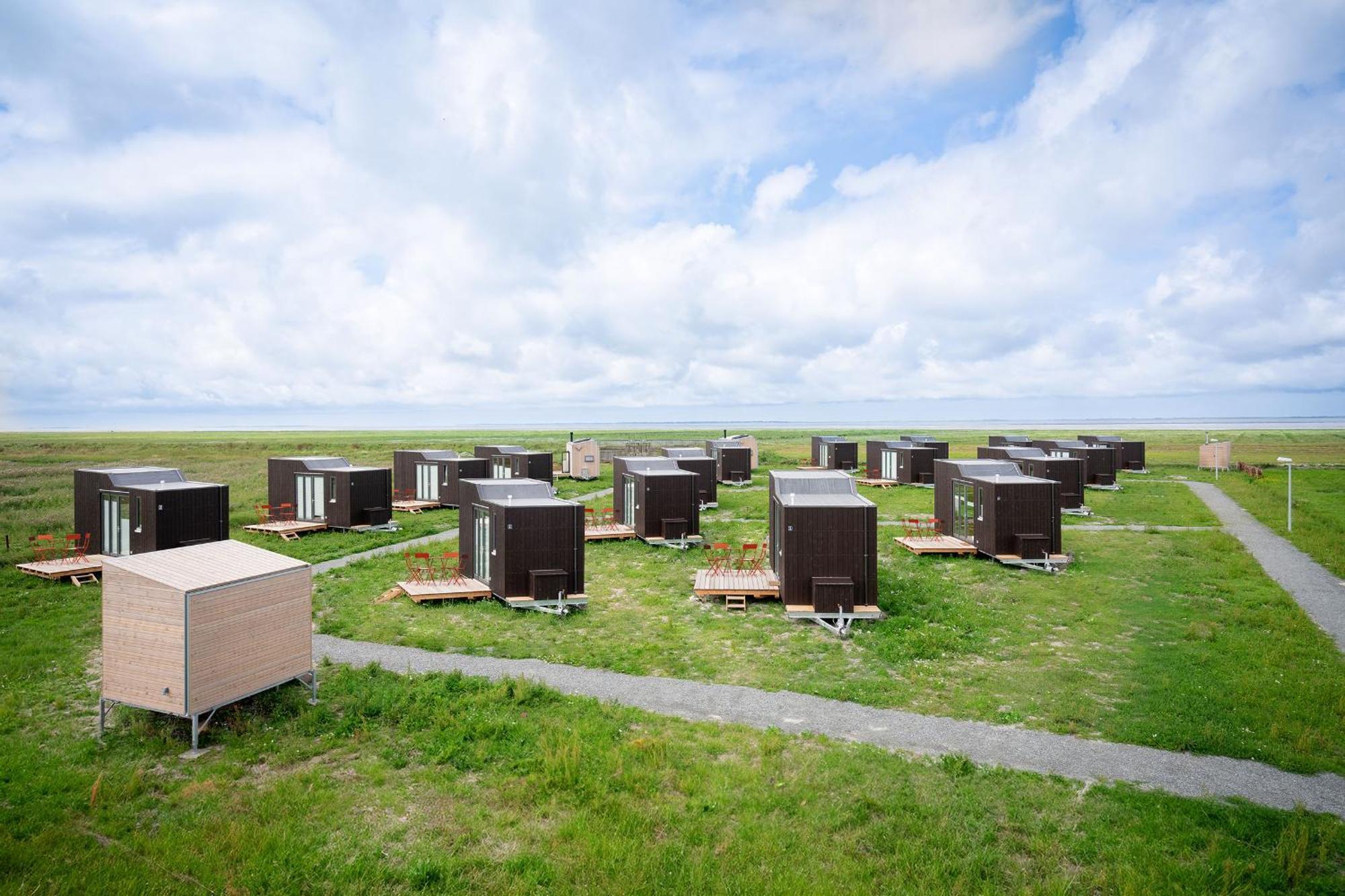 Tiny House Nature 12 Innenlage - Green Tiny Village Harlesiel Carolinensiel Eksteriør billede