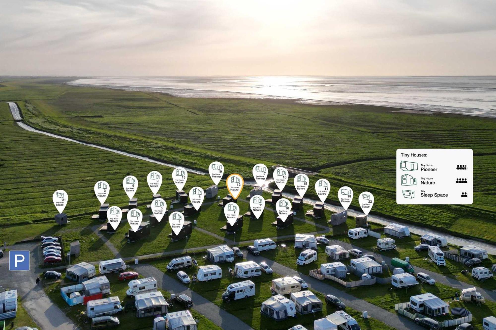 Tiny House Nature 12 Innenlage - Green Tiny Village Harlesiel Carolinensiel Eksteriør billede